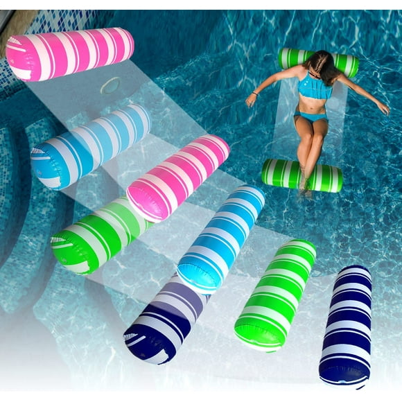 Tao Yuan Inflatable Pool Floats Adult Size Water Hammock,Pool Rafts Lounge Chairs Floating,4-in-1 Multi-Purpose Pool Floaties Toys,Floats compatible Swimming Pool,compatible Adults Vacation Fun and R…