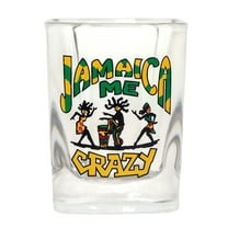 Jamaica Me Crazy Square Shot Glass