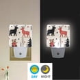 thumbnail image 2 of Yayeee LED Plug in Night Light for The Home with Auto Dusk to Dawn Light Sensors, 2 Pack, Retro Christmas Forest, 2 of 6