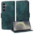 thumbnail image 2 of Funda GANGXUN para Samsung Galaxy S24 con diseño acolchado elegante, cuero PU, protección total y ajuste preciso, 2 of 5
