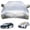 Silver, variant on Hail Blankets Car Cover, Waterproof Thickened Hail Blankets for Car, Snowproof, Windproof, and Uv-Resistant Durable Half-Hail Blanket, Suitable for Hatchbacks, Suvs, and Mpvs