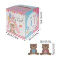 thumbnail image 2 of 61PCS Diaper Raffle Tickets Baby Shower Card Box with Advice Cards Funny Bear Balloon Sign Box Pink Blue Card Box for Baby Shower Party, 2 of 7