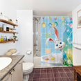 thumbnail image 5 of pipaio 72" x 72" Funny Bunny Easter Shower Curtain Art Cute Rabbit Spring Holiday Home Bathtubs Bathroom Curtain Decoration Washable Durable Polyester Fabric (Hooks Not Included), 5 of 5