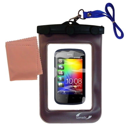Gomadic Clean and Dry Waterproof Protective Case Suitablefor the HTC Pico to use Underwater