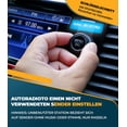 thumbnail image 2 of Transmisor FM Bluetooth 5.3 2022, adaptador de radio de coche Bluetooth auxiliar [micrófono dual más potente y sonido de graves profundos de alta fidelidad], manos libres, 48 W PD y QC3.0, compatible, 2 of 7