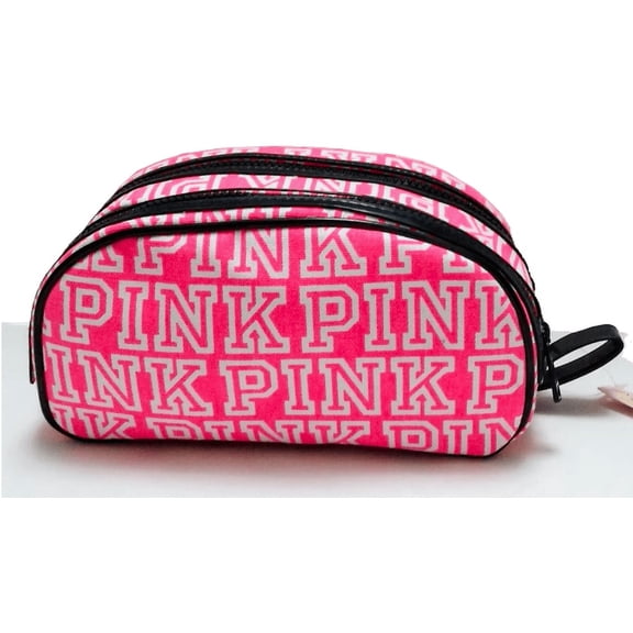 Victoria's Secret PINK Double Zip Cosmetic Bag