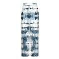 thumbnail image 4 of COSFO White Men's Sweatpants for Men Joggers Straight-Leg Full Casual Pull-On Tie Dye Comfort Waist Men Pants, 4 of 4