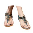 thumbnail image 3 of TrendOFT Sandales pour Femmes avec Semelle Intérieure Bohème pour Tenue Décontractée Style String Parfait pour Sorties d'Été Paire avec Robes Ou Jeans pour Style Sans Effort Sandale Plateforme Femme Vert 42, 3 of 9