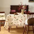 thumbnail image 2 of Mantel ISAENNE Designer Floral de lino, 160 x 240 cm, color blanco roto, 2 of 9