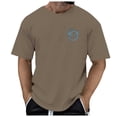 thumbnail image 6 of Summer Hop T Shirts for Men Crewneck Short Sleeve Y2K Graphic Tee Relaxed Fit Streetwear Tops Coffee XXL, 6 of 8