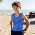 thumbnail image 3 of Tiijoy Boy's Cartoon Graphic Tank Top Summer Casual Sleeveless Shirt for Kids, Sizes 3-14, 3 of 6