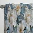 thumbnail image 5 of Designart "Ethereal Flourishing Rococo VIII" Floral Room Darkening Curtain Single Panel, 5 of 6