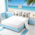 thumbnail image 4 of Manfei Oil Painting Otter Bedding Comforter Set for Kids Boys and Girls, Animal Print King Bedding Sets, Reversible 7-Piece, 4 of 6