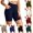 Dark Blue, variant on Hulanddfd Women's Pants Casual High-Waist Tummy-Control Running Elastic-Waist Pocket Athletic Shorts Army Green Size 2XL