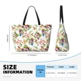 thumbnail image 4 of Disketp Birds And Flowers Bolsa de Playa de Gran Capacidad, Bolso Impermeable y a Prueba de Arena para Mujer, Ideal para Playa, Piscina y Natación, 4 of 7