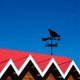 thumbnail image 4 of Veleta de Gallina y Pollitos - Silueta de Veleta de Gallina Retro - Indicador de DireccióN del Viento para Granja Al Aire Libre, 4 of 7