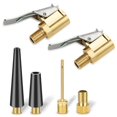 thumbnail image 1 of Multifunctional Valve Adapter Set, 6 Pieces Bicycle Valve Adapter, 8 mm Car Valve Lever Connector Air Chuck, for Car Tyres, Bicycles and Balls, 1 of 5