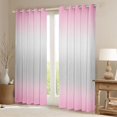 thumbnail image 2 of Manfei Gradient Rainbow Blackout Curtains Set of 2 (52x84 Each) for Teens Girls Children,Dreamy Princess Window Curtains,Abstract Ombre Watercolor Curtains and Drapes,Microfiber Bedroom Decor, 2 of 6