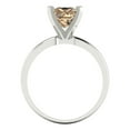 thumbnail image 4 of Solitaire Engagement Ring for Women - 1.5ct Yellow Moissanite in 14K White Gold Promise Ring, 4 of 6