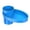 Blue, variant on Travel Tray Oval Rotating Car Seat Cup Holder Snack Tray Car Seat Snack Tray Portable Multifunctional Travel Plate with Cup Holder Storage Tray Stroller Snack Tray for Most Car Seats