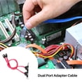 thumbnail image 4 of Câble ATA Série SATA à Double Port vers Adaptateur de Support ESATA, 4 of 6
