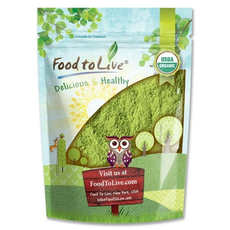 Organic Moringa Leaf Powder, 1 Pound – Non-GMO, Kosher, Vegan – by Food to Live