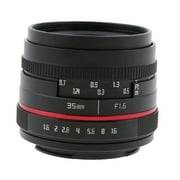 Fixed Lens 35mm Focal Length F1.6 F16 Manual Focus with Large Aperture for 5
