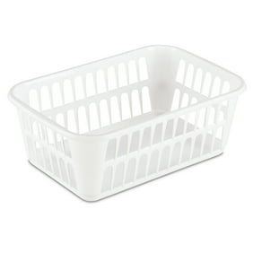 Sterilite Storage Basket, 11.25 x 8 x 4.25 inches, White