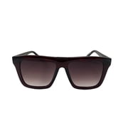 Quay Australia Name Drop Square Sunglasses Chocolate Dark Chocolate