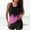 Pink, variant on Frostluinai Women's Tankini Swimsuits Loose Fit Athletic Bathing Suits Trendy Color Block Tankini 2 Piece Pleated Swim Tank Tops Boyshorts