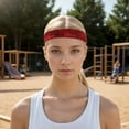 thumbnail image 2 of Unique Bargains 1 Pc Non Slip Headband Dance Shining Headband for Sport Red, 2 of 6