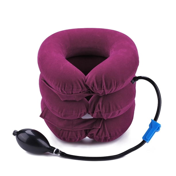 Dispositivo Tracción Cervical Inflable para Aliviar El Dolor Cuello