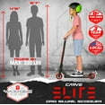 thumbnail image 3 of Madd Gear Carve Elite Pro Stunt Scooter - Strong Lightweight Aircraft Grade Aluminum Deck 8 Years Up, 3 of 13