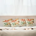 thumbnail image 7 of Ambesonne Abstract Throw Pillow Cover 4 Pack, Birthday Wishes, 16", Pale Green and Vermilion, 7 of 7