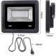 thumbnail image 2 of Led Blacklights 30w Ip66 Waterproof Ultraviolet Outdoor Led Spotlights Dj Disco Light For Party Disco Garden Bar Christmas Fishing Aquarium(1pcs, Bla, 2 of 5