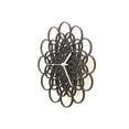 thumbnail image 2 of Ardeola - Rings Black - 16 in Analog Battery-Powered Traditional, Classic, Modern Retro 70s and 80s Wall Clock, 2 of 9