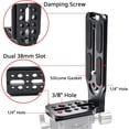 thumbnail image 3 of Haute Qualité!"Support Vertical en L pour Stabilisateur Gimbal 1/4 Pieds' 3/8 Pieds', Trépied Vidéo DSLR Monopode/3-Axes Stabilisateur Gimbal Portatif, 3 of 5