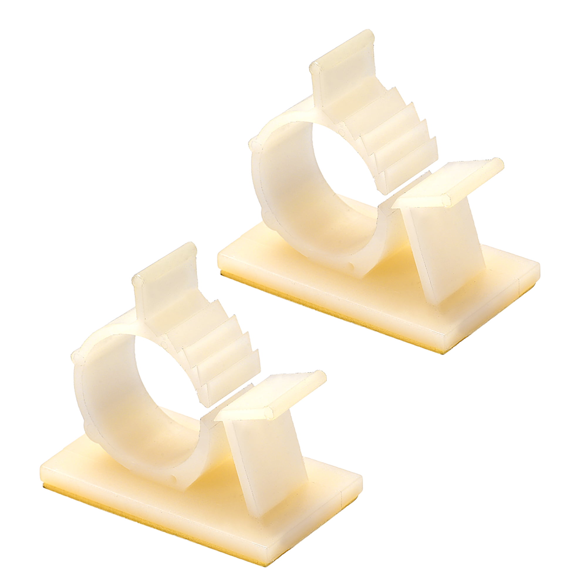 Self Adhesive Adjustable Wire Cable Tie Sticker Clip White for 16.5mm20.1mm Dia 2 pcs Walmart