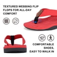 thumbnail image 6 of BERANMEY Men's Flip Flops with Arch Support Comfortable Thong Sandals for Men with Cushioned Footbed Wide Toe Box Non-Slip Design Perfect Summer Beach Shoes, 6 of 8