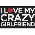 thumbnail image 4 of Old Glory Mens I Love My Crazy Girlfriend Short Sleeve Graphic T Shirt, 4 of 6