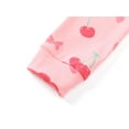 thumbnail image 6 of Topgal Cotton Kids Pajamas Long Sleeves Pant Sung Fit Sleepwear for Little Girls Cute Pink Cherry 2 PC PJ Set Size 8, 6 of 7