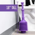 thumbnail image 2 of Desatascador JS Jackson Supplies Bellows Accordion Purple, 2 of 9