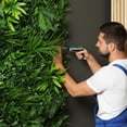 thumbnail image 4 of Uxcell Plantas de Verdura Artificial, 7 Ramilletes de Planta Verde con Hojas de Schefflera para el Hogar, Verde, 4 of 6