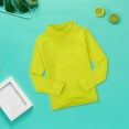 thumbnail image 4 of Generic Baby Girls Boys High Neck Candy Color Children's Long Sleeve Base T Shirt For 2 To 7 Years, 4 of 4