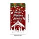 thumbnail image 3 of Decoraciones navideñas, Cubrepuertas navideño, Fondo navideño ideal para fiestas de Año Nuevo y decoración invernal. Medidas: 78,7 x 35,4 pulgadas. Cubrepuertas de poliéster., 3 of 6
