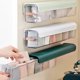 thumbnail image 3 of New Clear Wall Mounted Drawer Organizer, 3 in 1 Punch Free Multi Functional Hanging Storage Box, Underwear Socks Seasoning Storage Box for Closet Kitchen, 3 of 5