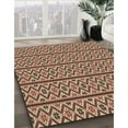 thumbnail image 2 of Ahgly Company Indoor Square Patterned Saffron Red Area Rugs, 6' Square, 2 of 6