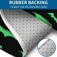 thumbnail image 4 of Black Halloween Bats with Green Bathroom Rugs Sets 3 Piece,Toilet Cover Set,Absorbent Non Slip Bathroom Mats Sets with U-Shaped Contour Rug Toilet Rug Set, 4 of 5