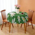 thumbnail image 3 of Round Tablecloth 60 Inch Table Cover Daisy Wrinkle Free Kitchen Dining, 3 of 5