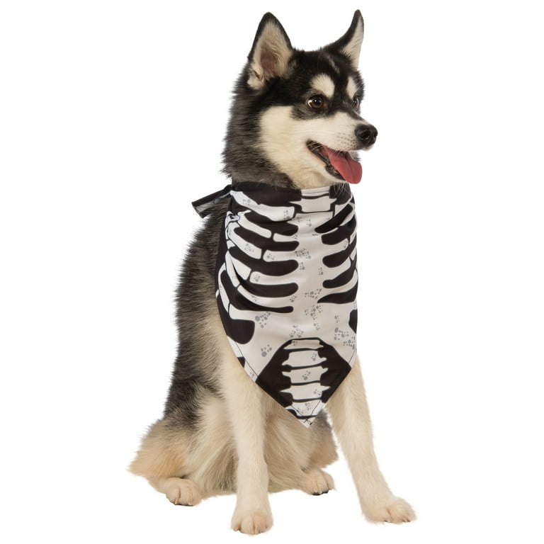 Skeleton Bandana Pet Costume Skeleton Bandana Pet Costume